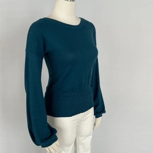 NWT Abercrombie and Fitch Teal Top X Small - Picture 4 of 10